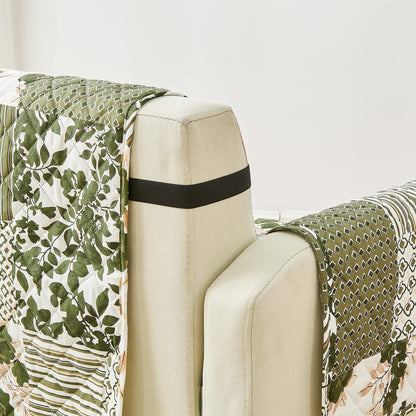 Reversible Patchwork Furniture Protector – Langdon Collection Sofa Cover – view 52