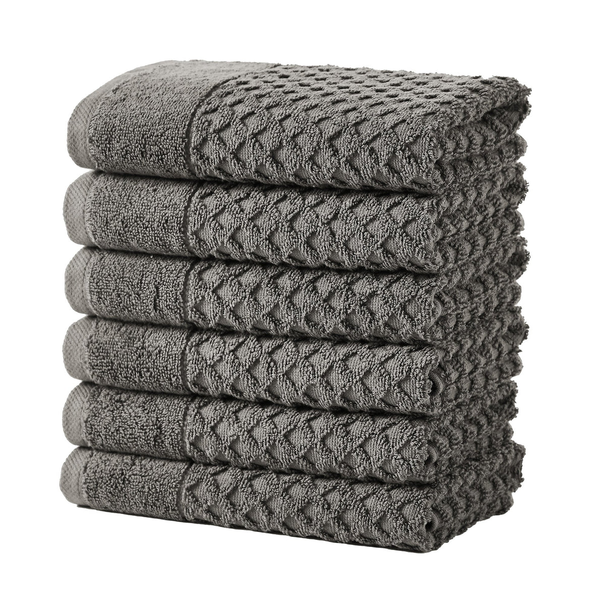 Cotton Diamond Waffle Weave Bath Towel Set – Grayson Collection – view 148