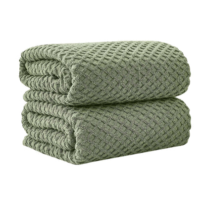 Cotton Diamond Waffle Weave Bath Towel Set – Grayson Collection – view 66